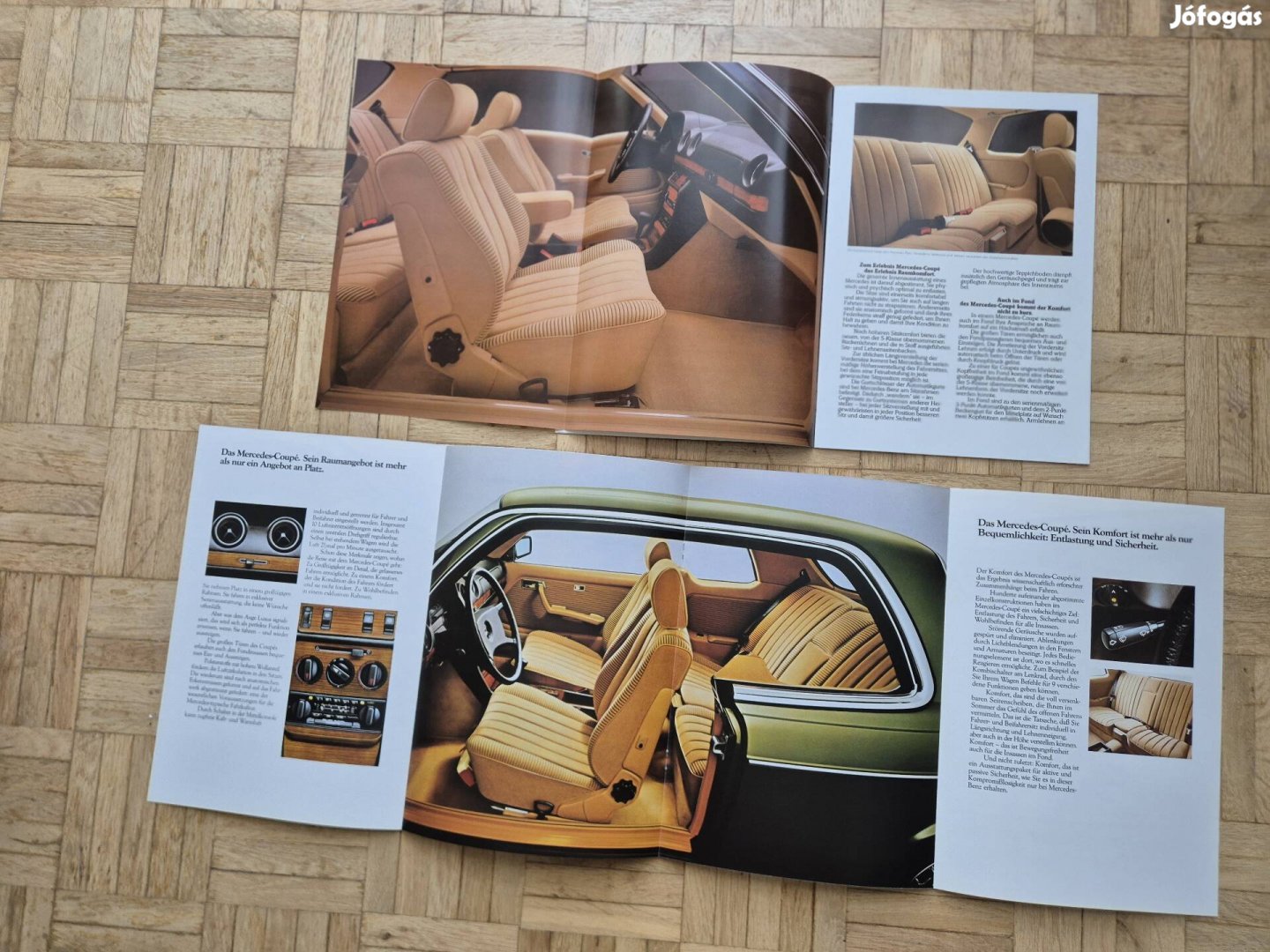 Mercedes W123 Coupe eredeti prospektus katalógus OT 