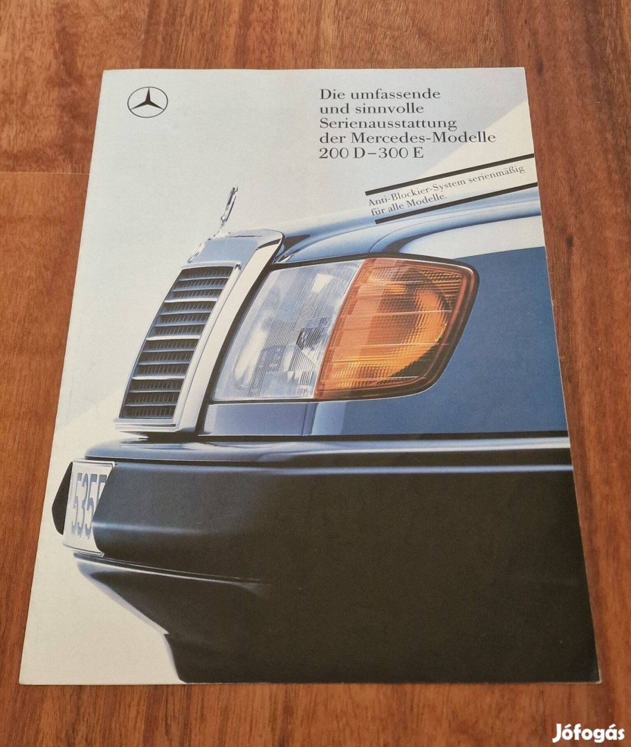 Mercedes W124 200 D - 300 E Prospektus 1988