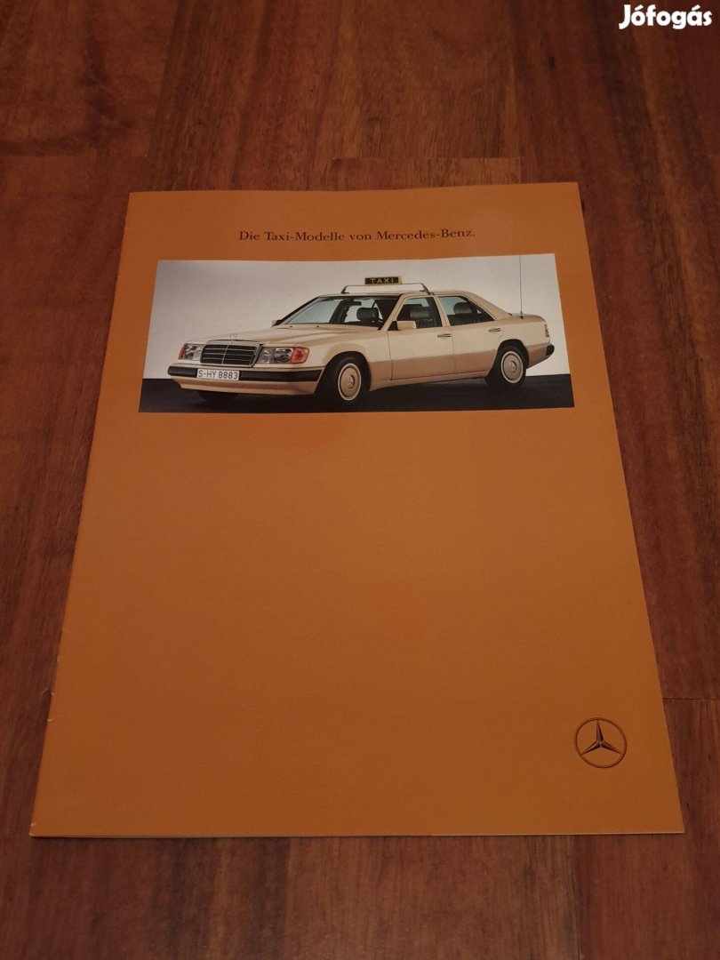 Mercedes W124 W201 Taxi Prospektus 1989