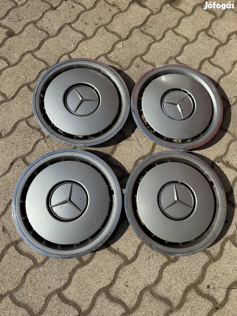 Mercedes W124 W201 W202 W210 R15 gyári dísztárcsa krómkeretes