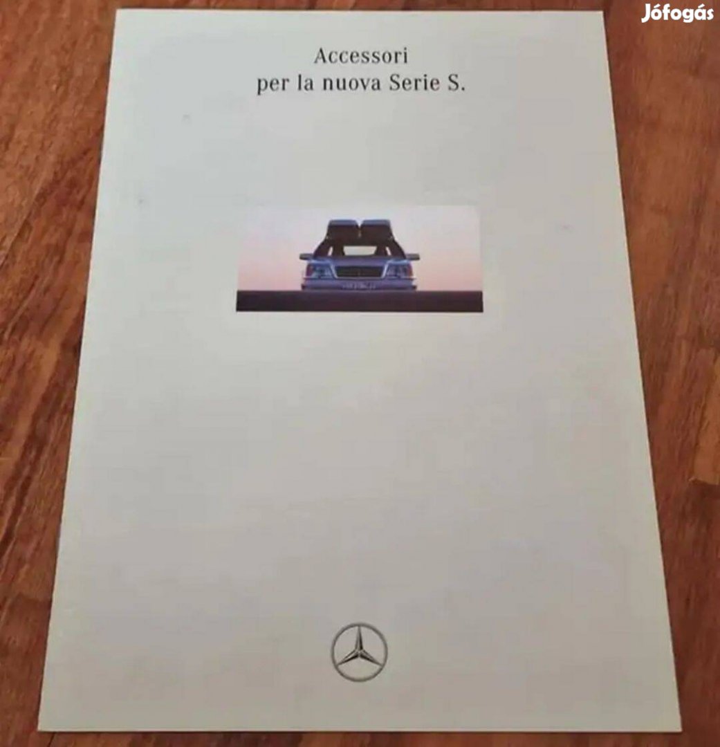 Mercedes W140 S-Osztály Felszereltség Prospektus 1991