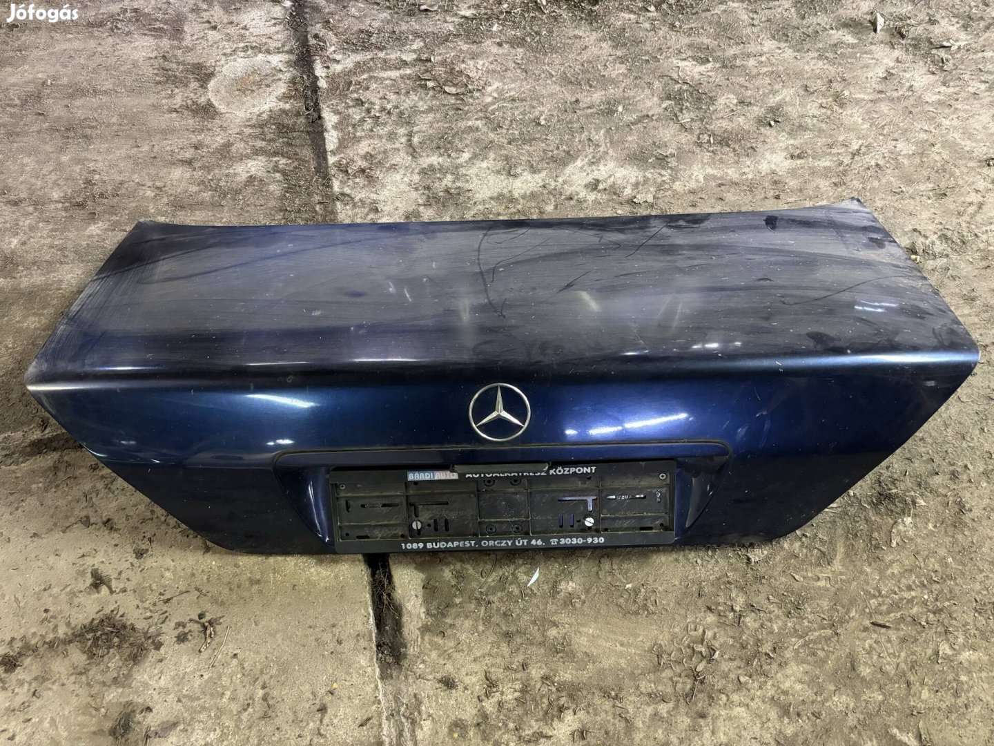 Mercedes W140 sedan csomagtér ajtó kék