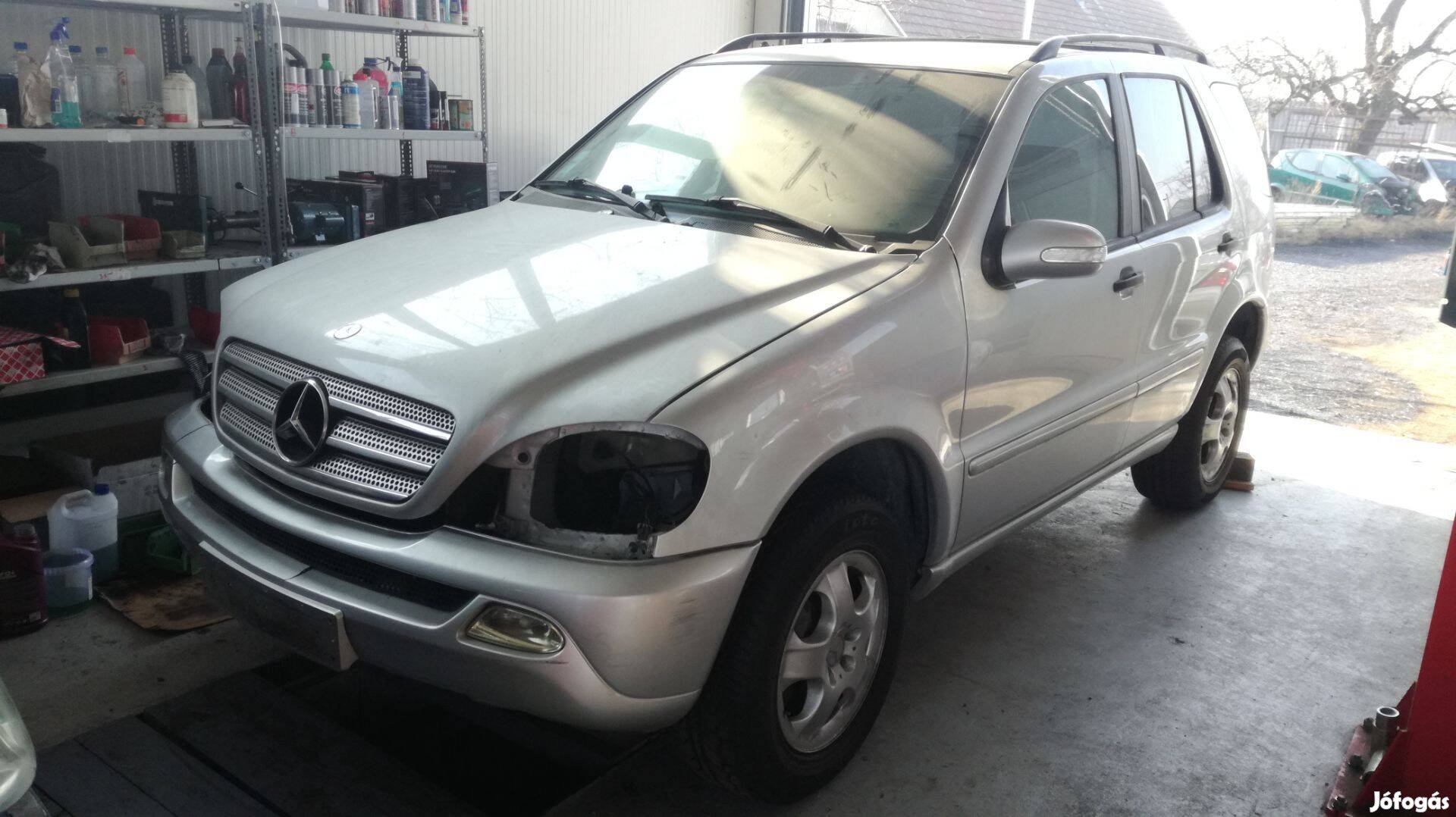 Mercedes W163 - ML-class 270 cdi ezüst francia 2003 bontott mindene el