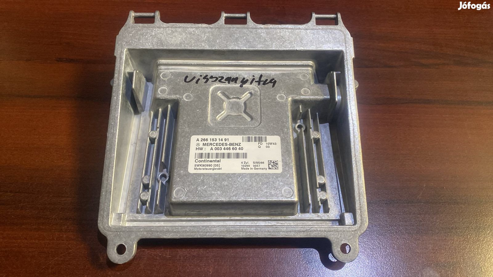 Mercedes W169-245 OM266 motorvezérlő A0034466040 eladó