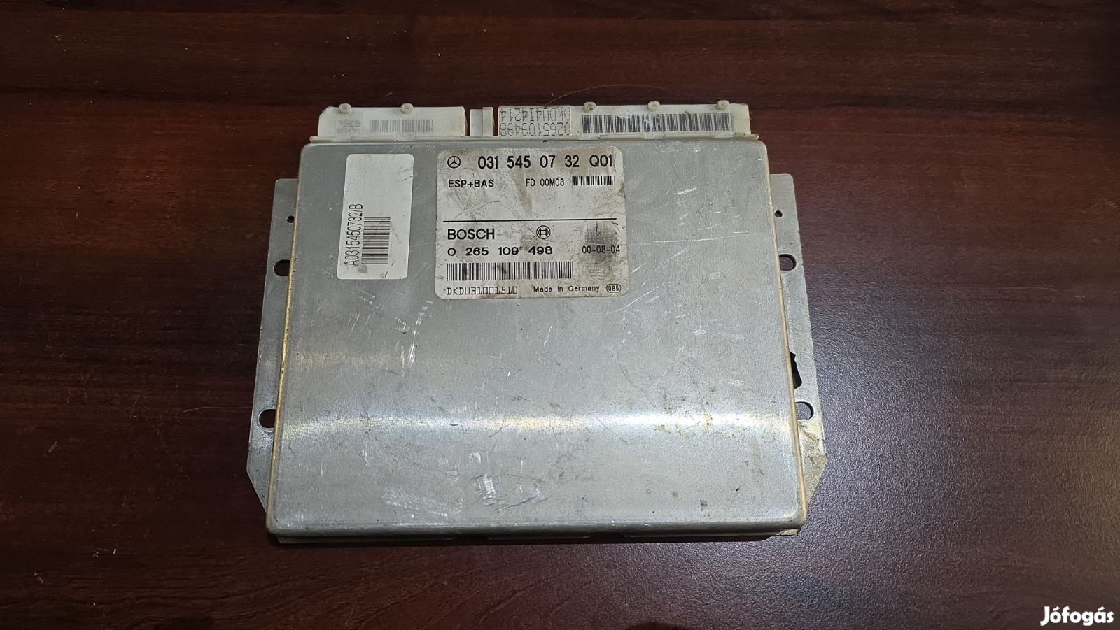 Mercedes W202-208-210 ABS+ESP VEZÉRLŐ A0315450732 eladó