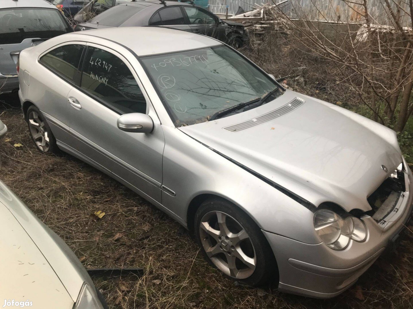 Mercedes W203 - C-class 220 cdi Coupé ezüst bontott mindene eladó