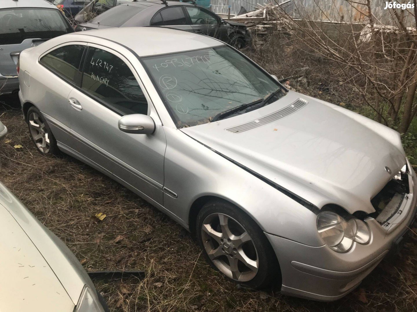 Mercedes W203 - C-class 220 cdi coupé ezüst bontott mindene eladó