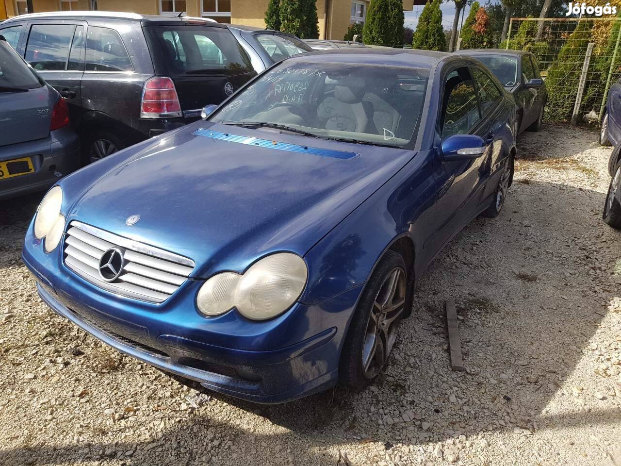 Mercedes W203 - C-class coupé 180 benzin kék bontott mindene eladó