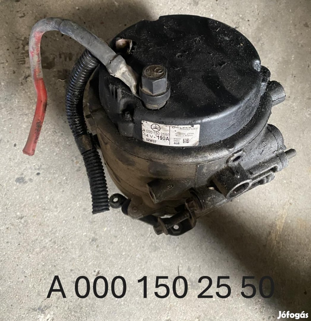 Mercedes W203 generátor A0001502550 eladó