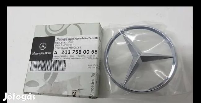Mercedes W203 hátsó embléma A2037580058 eladó
