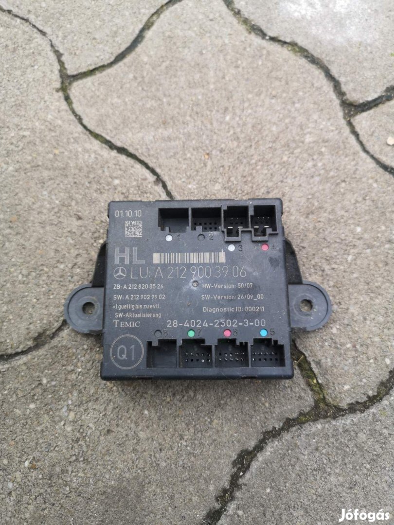 Mercedes W204-212 ajtó vezérlő egység A2129003906 eladó