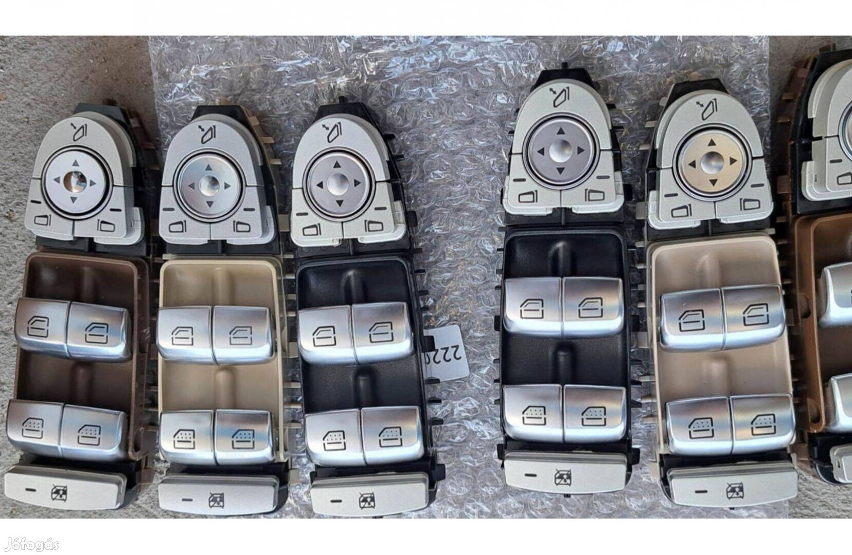 Mercedes W205 C X253 GLK N293 Eqc ablakemelő kapcsoló bézs fekete barn