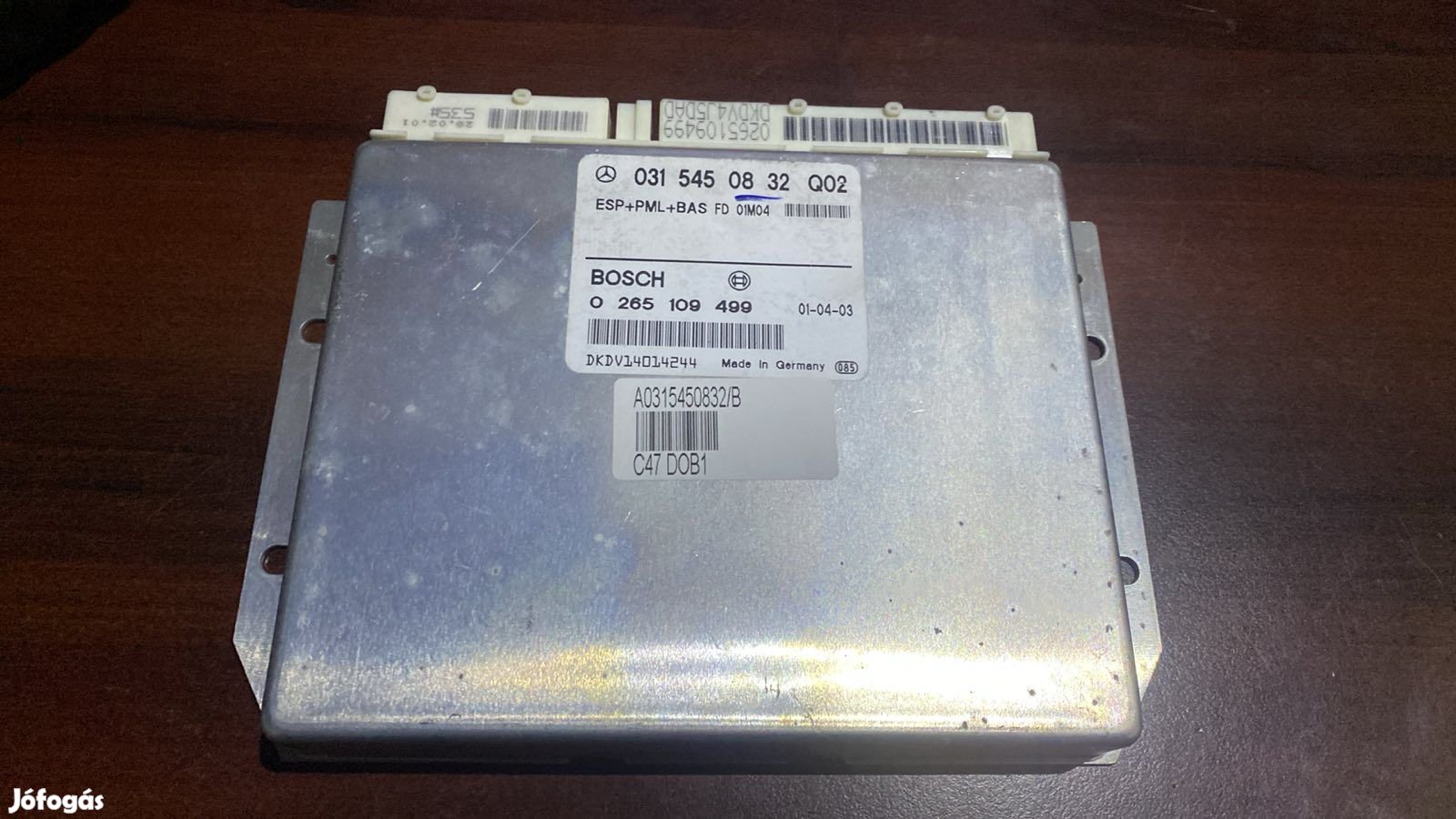 Mercedes W210 ESP vezérlő A0315450832 eladó