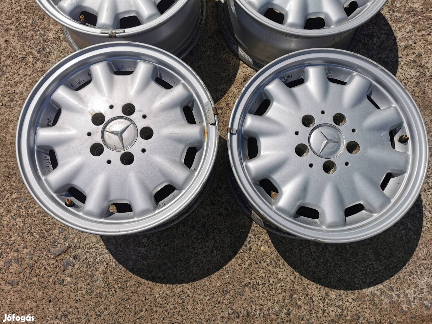 Mercedes W210 gyári 15" alufelni