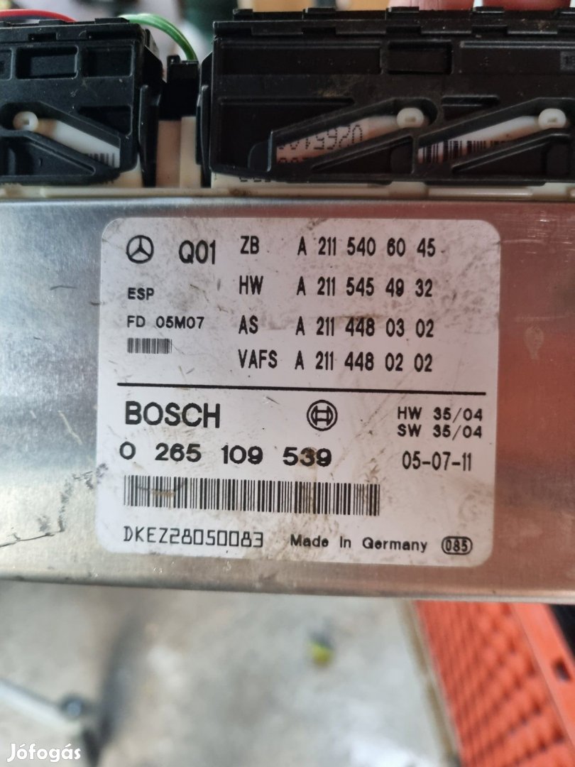 Mercedes W211 Esp modul A2115406045 eladó