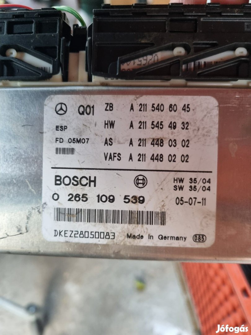 Mercedes W211 Esp modul A2115406045 eladó