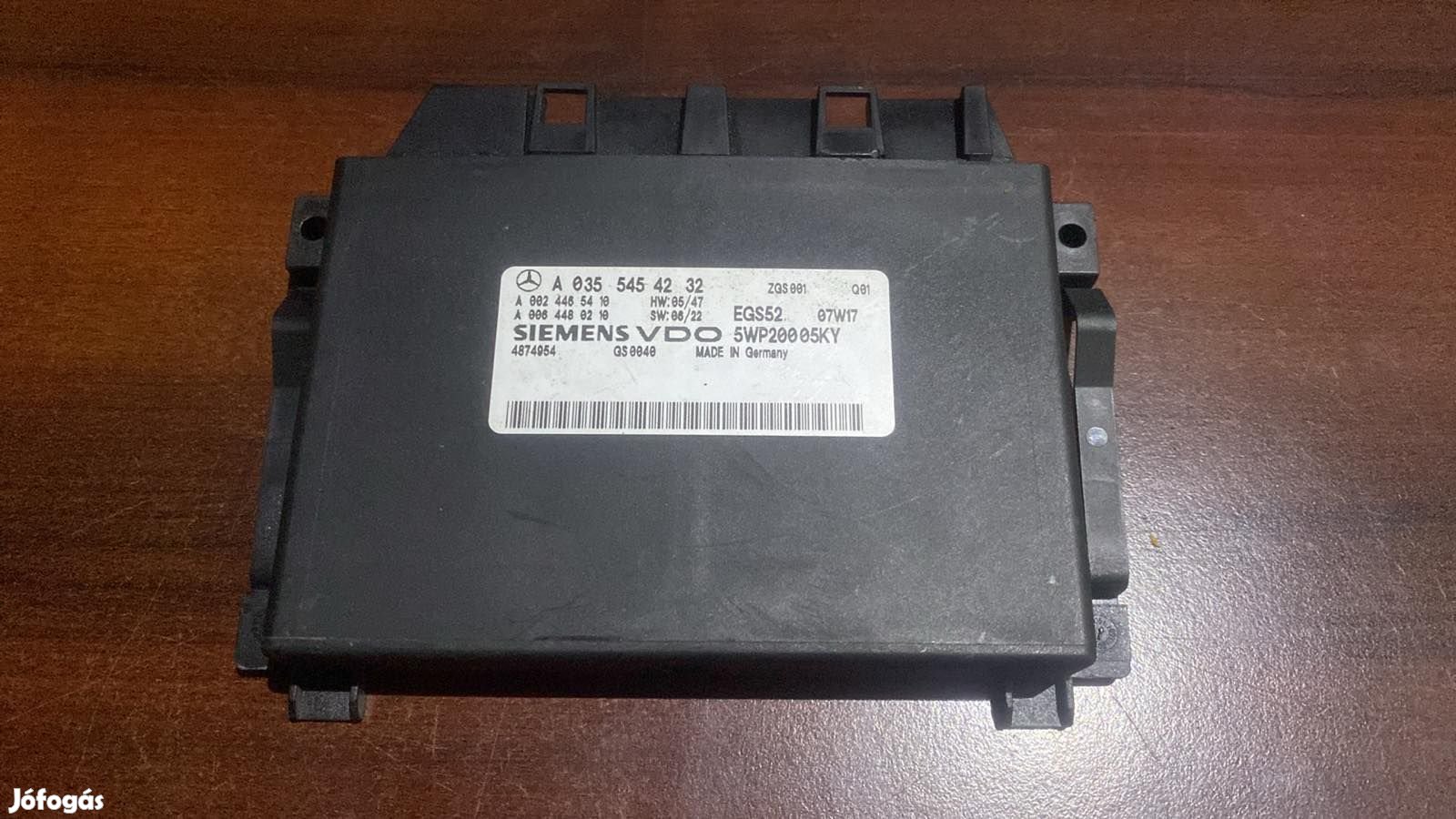 Mercedes W211 automata sebességváltó vezérlő A0355454232