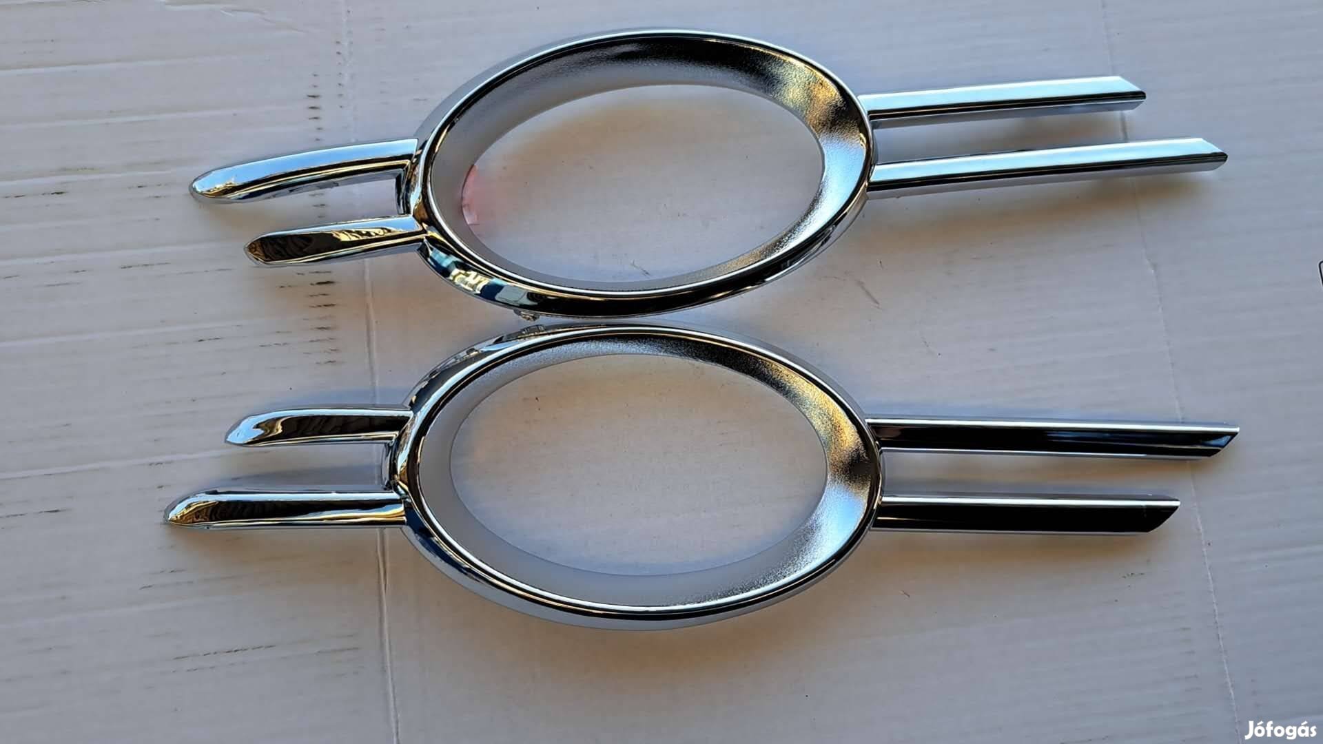 Mercedes W211 facelift ködlámpa króm keret jobb bal Új