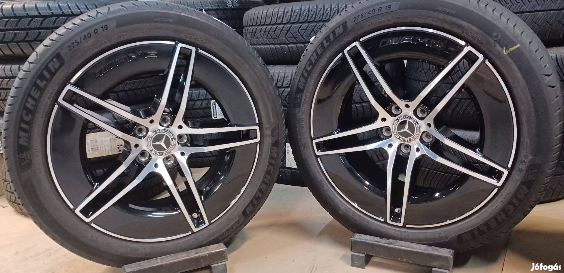 Mercedes W214 AMG 5x112 8,5-9,5x19 245/45 275/40 R19 nyári gumikkal
