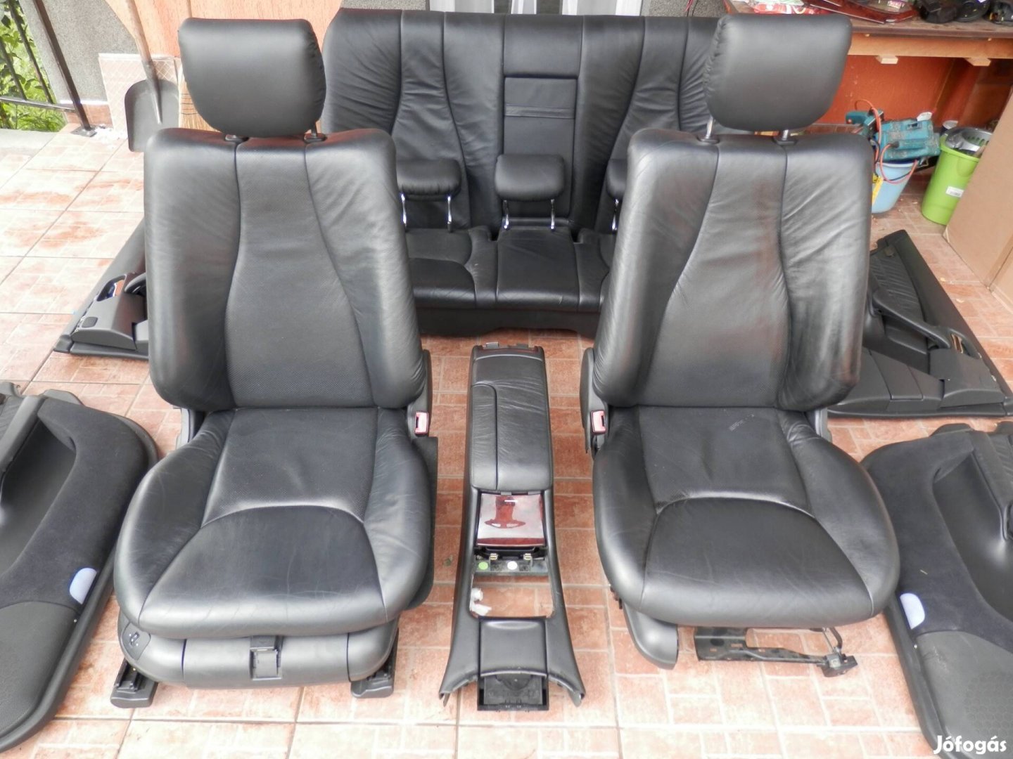 Mercedes W220 S osztály fűthető bőr belső ülés ülésszett