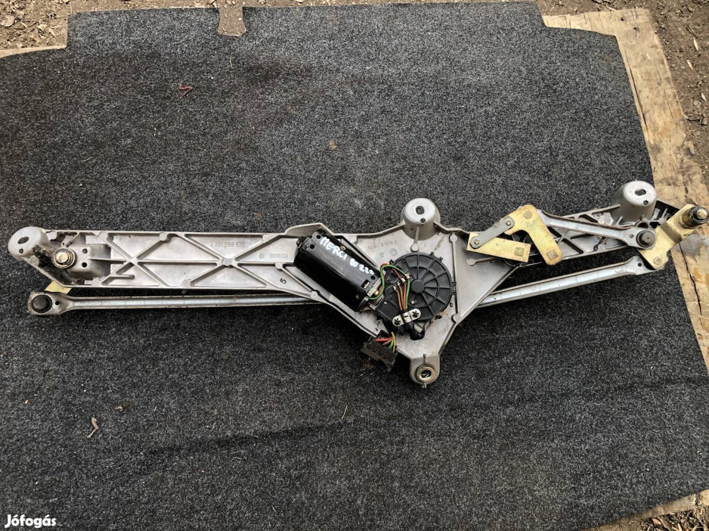 Mercedes W220 ablaktörlő motor + szerkezet 