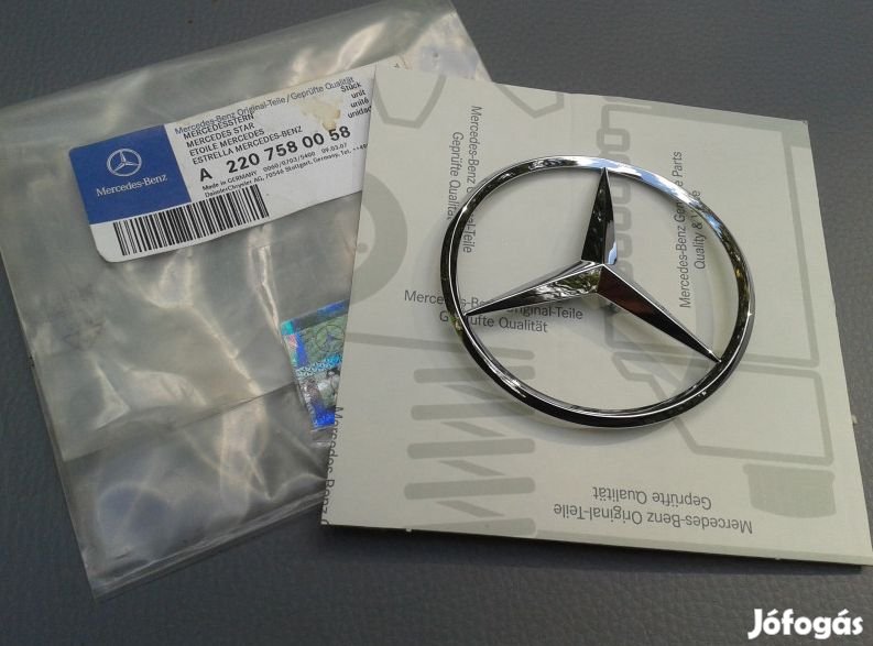 Mercedes W220 hátsó embléma A2207580058 eladó