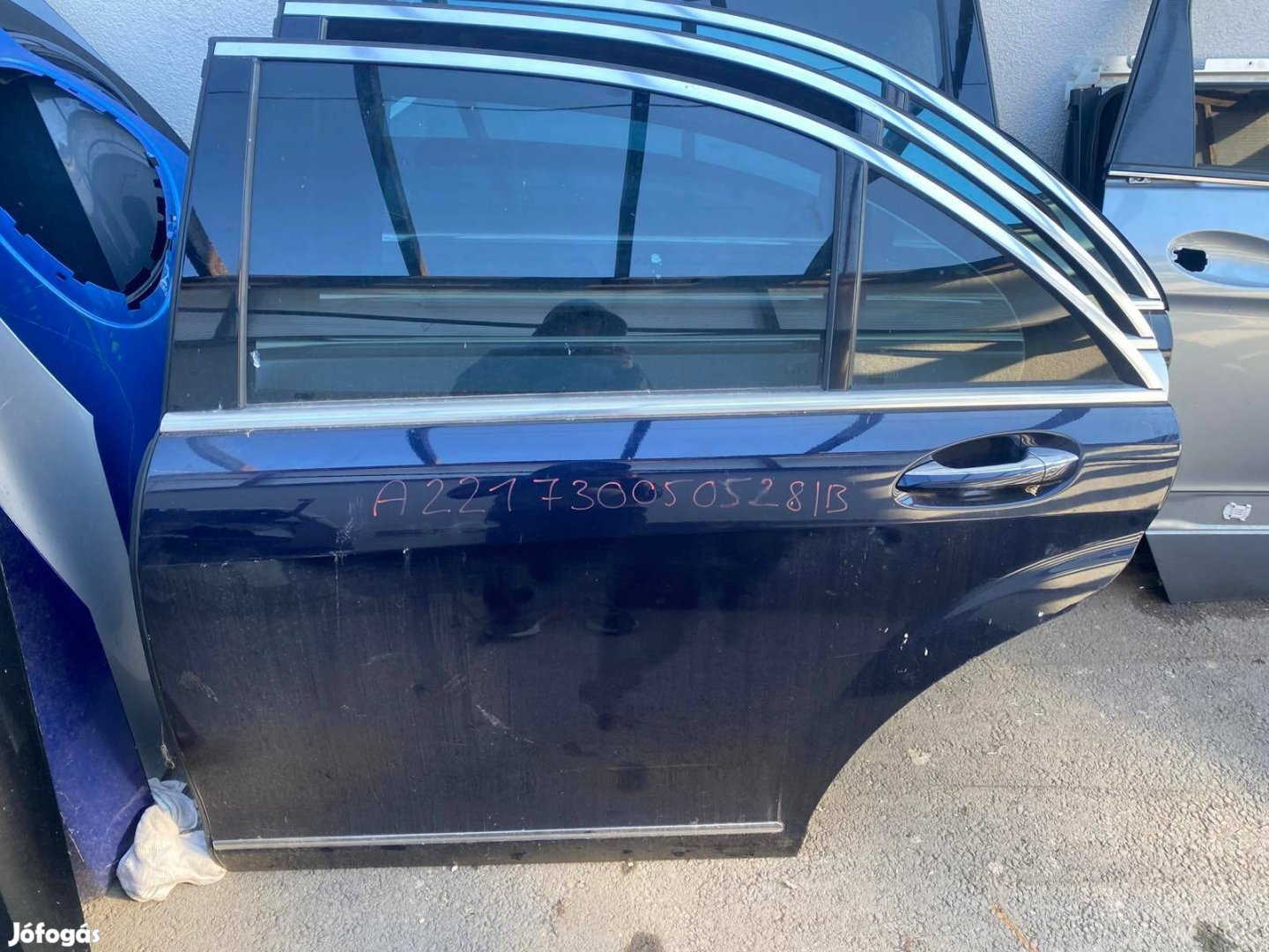 Mercedes W221 S osztály bal hátsó ajtó LONG!