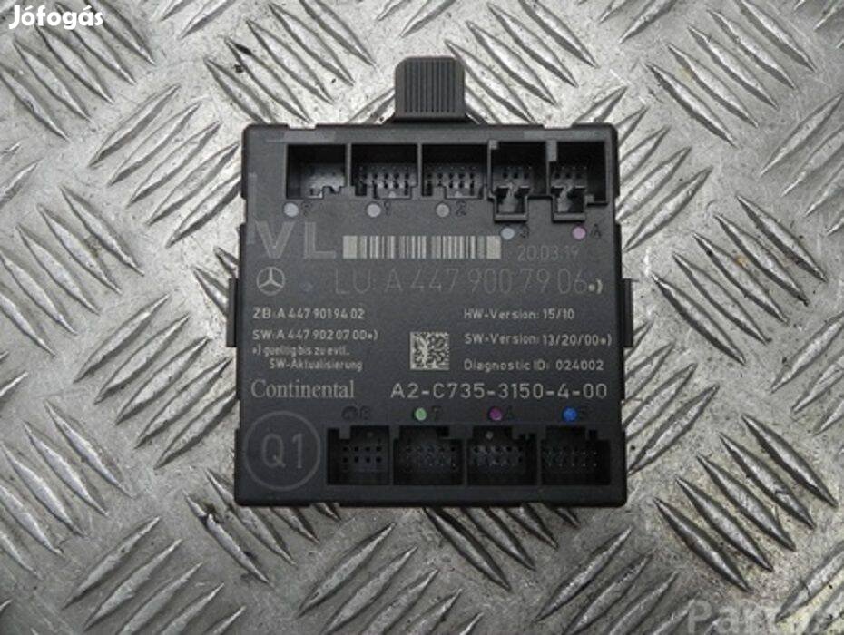 Mercedes W447 - Vito bontott vezérlő eladó. Cikkszám:A4479007906