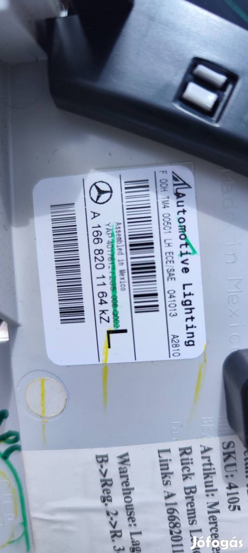 Mercedes X166 Hátsó Lámpa - GL, Gle, GLS, ML azonos