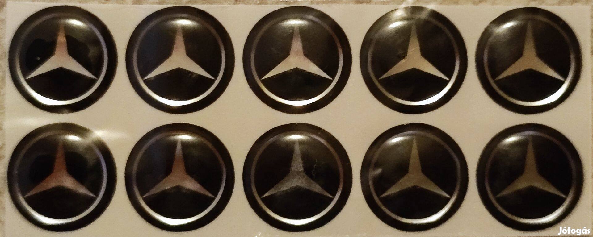 Mercedes - Benz indítókulcs (autó kulcs) embléma 14 mm-es