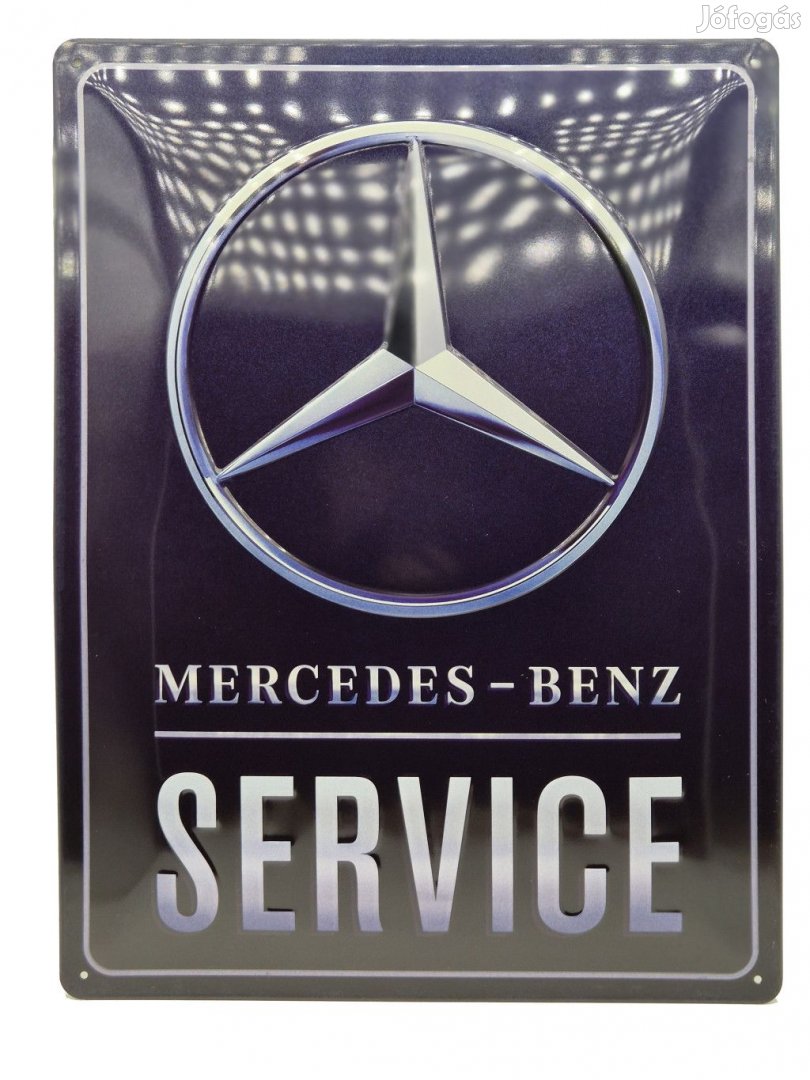 Mercedes - Benz service - fémplakát  fém tábla (30x40cm)