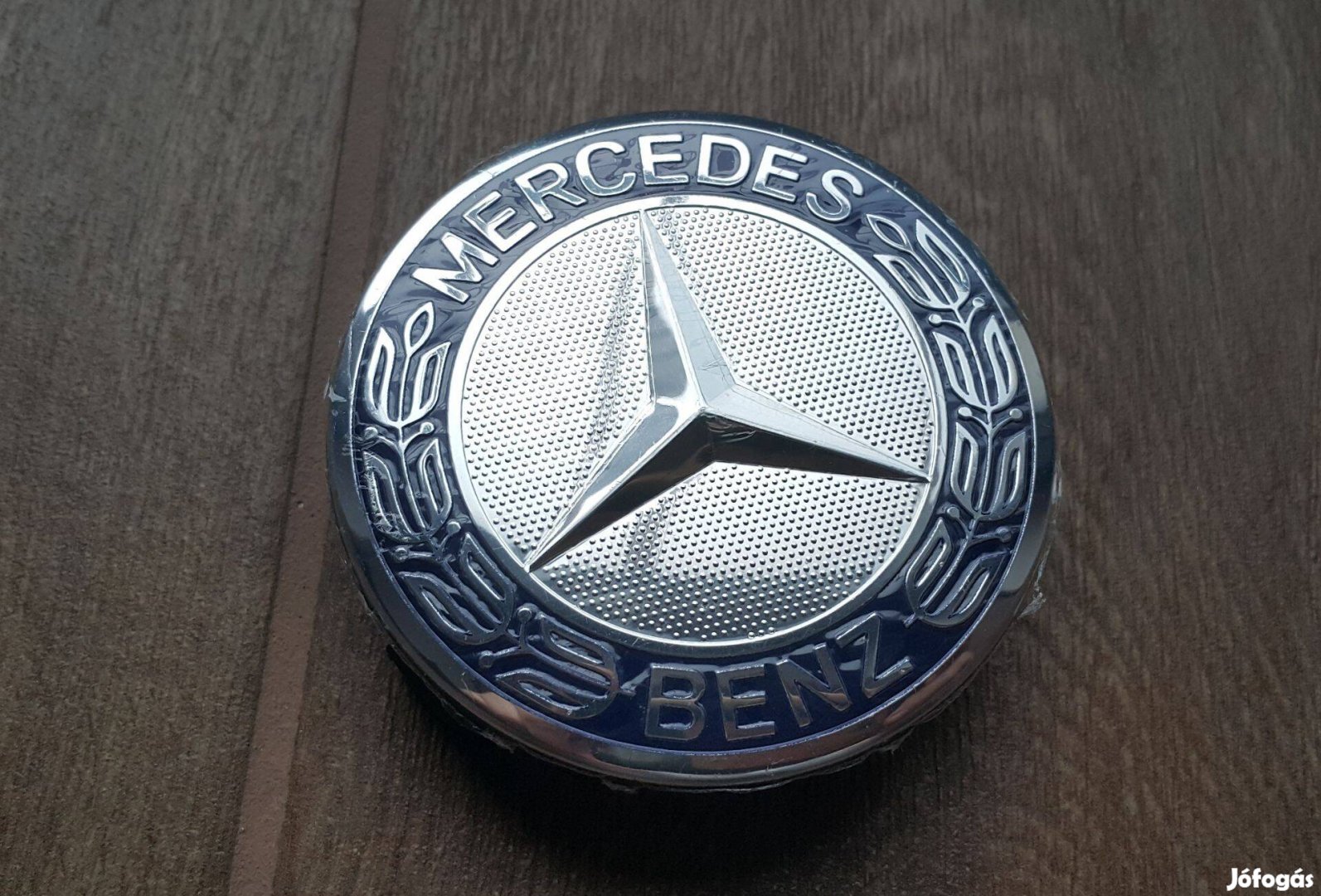 Mercedes benz alufelni felni kupak közép kék koszorús 75 mm