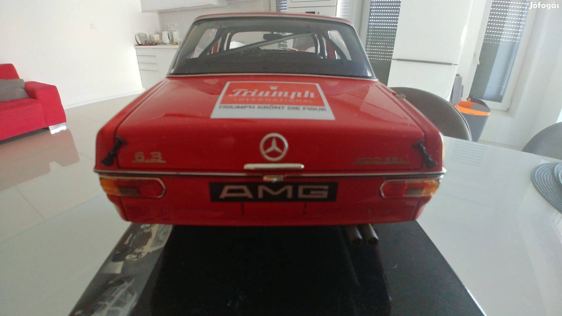 Mercedes benz red pig 1971 minichamps 1:18