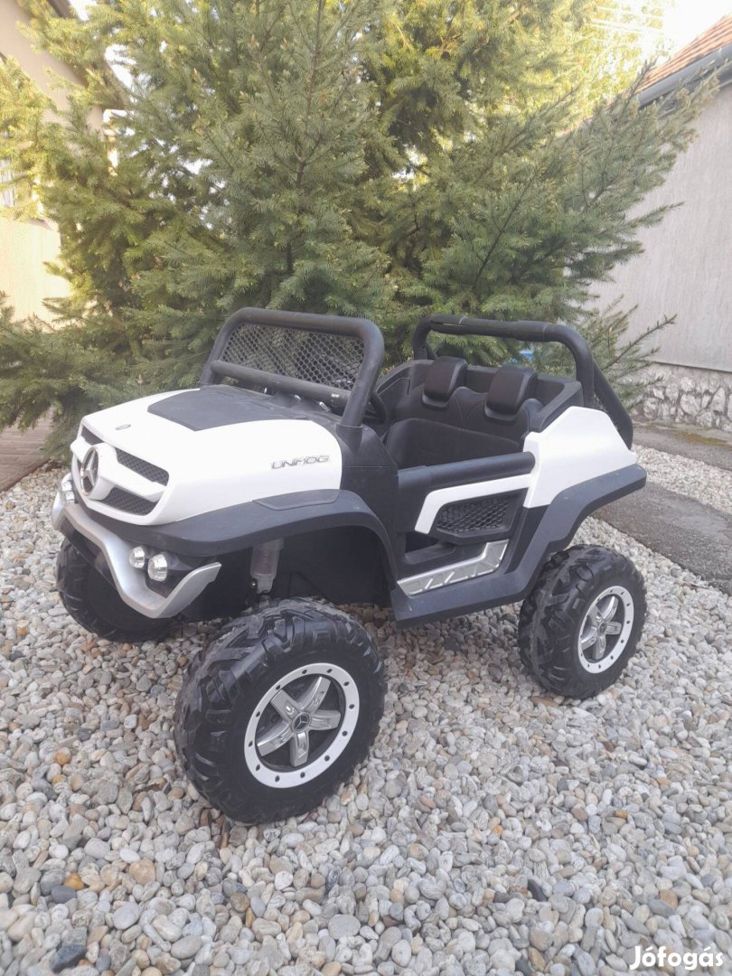 Mercedes benz unimog 4×4 elektromos autó gyerekeknek