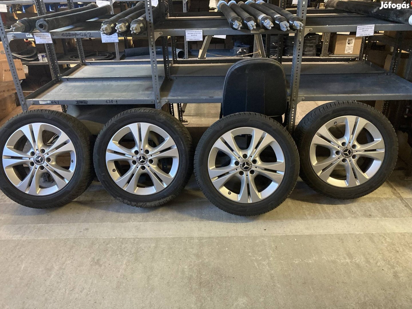 Mercedes c220-n futott teligumi alufelni elado