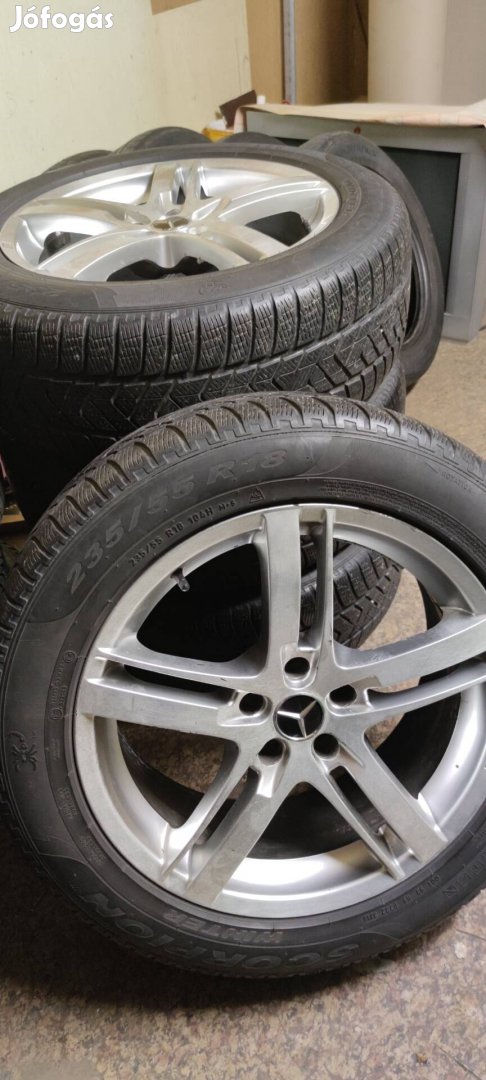 Mercedes felni -gumi garnitúra 235/55 R 18 coll.