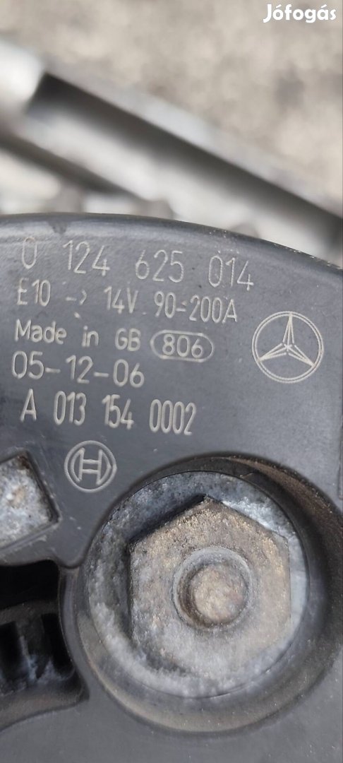Mercedes generátor felújított!