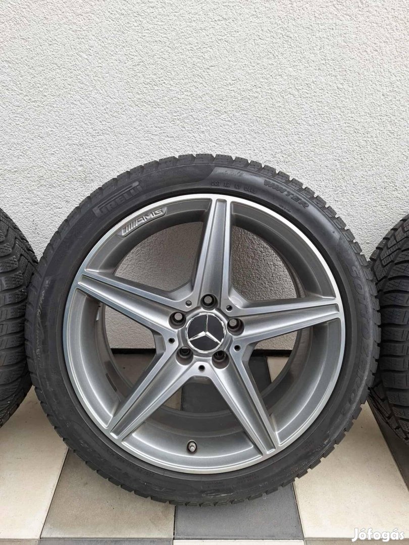 Mercedes gyári 18 colos AMG felni újszerű téligumikkal