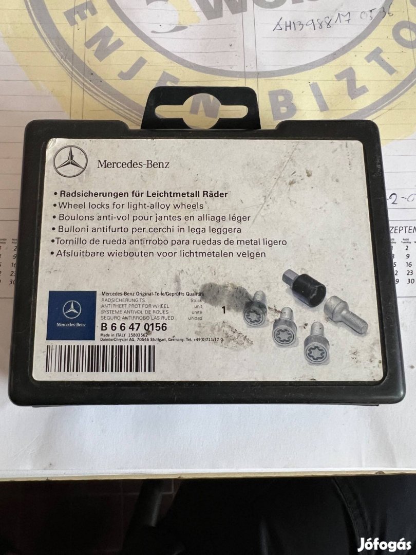 Mercedes gyári kerékőr