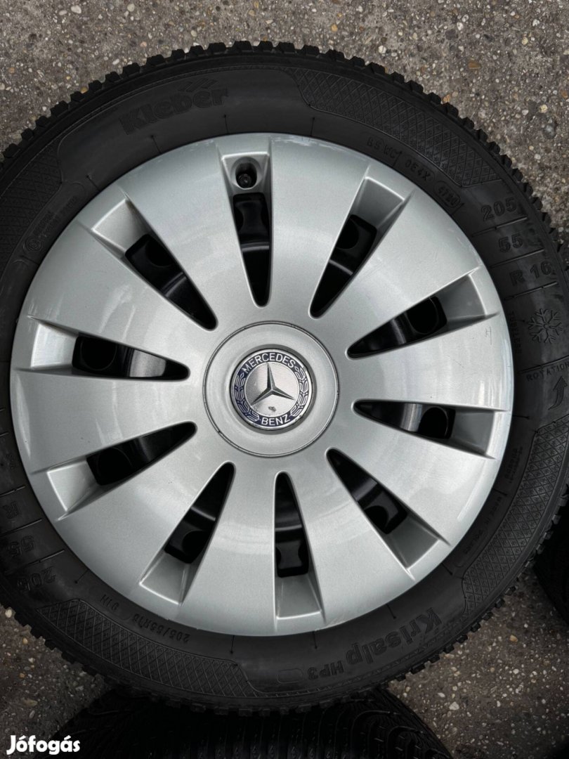 Mercedes gyári komplett lemezfelni acélfelni