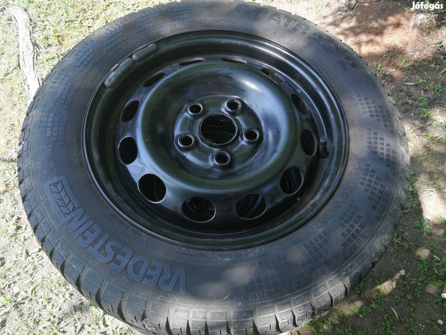 Mercedes gyári l/emezfelni garnitúra gumival 6-j15 "/