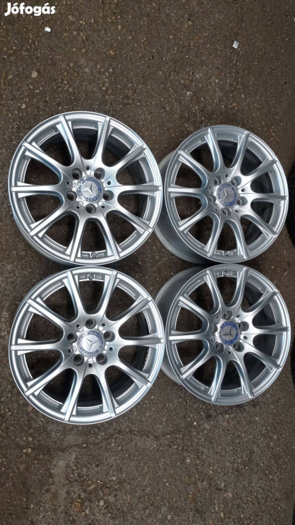 Mercedes használt 5x112 lyukosztású 16 colos szép állapotú gyári alu