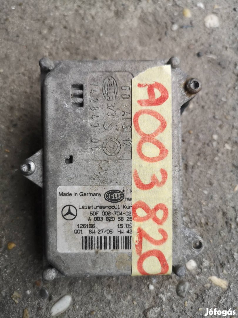 Mercedes jobb xenon vezérlő A0038205826 eladó