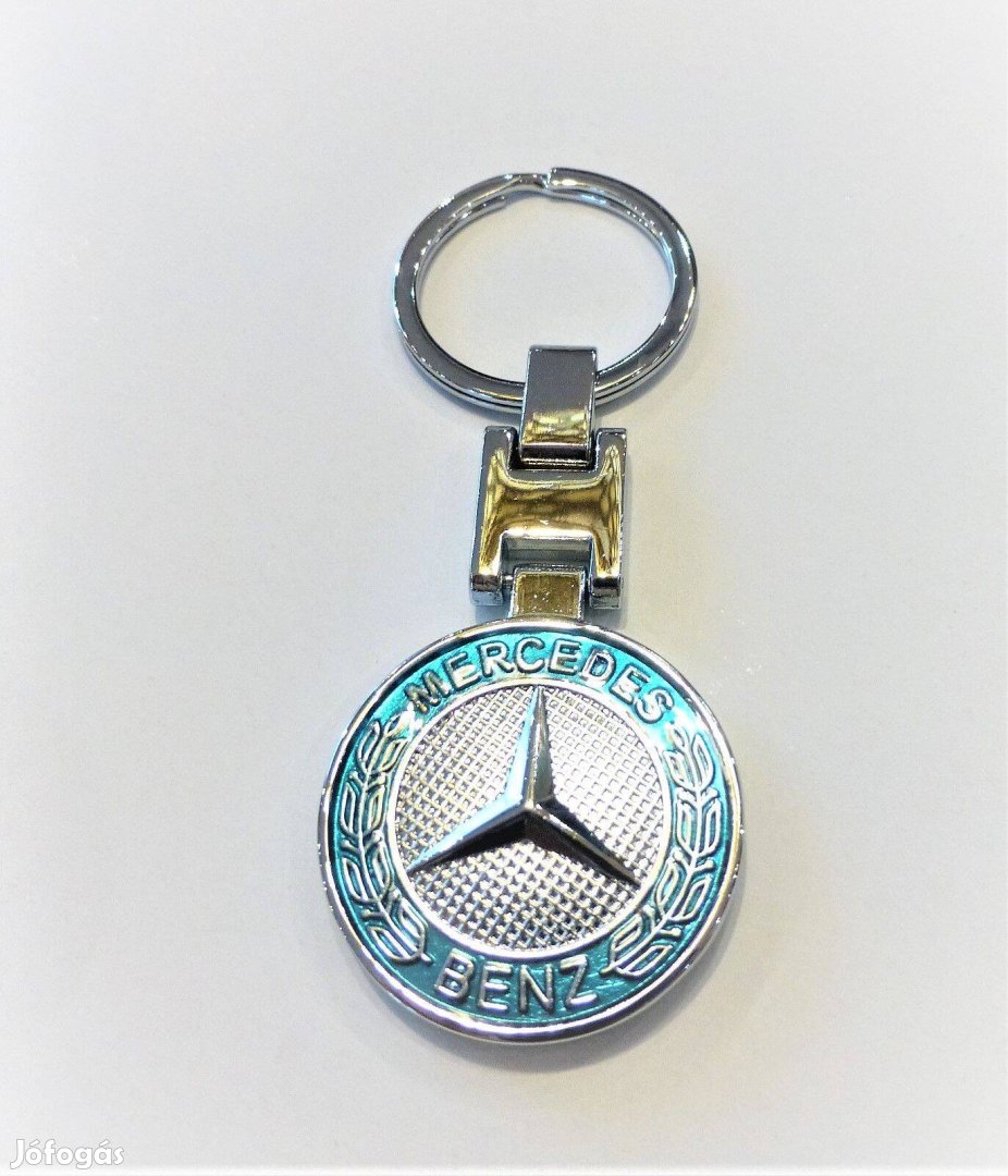 Mercedes kék klasszik kulcstartó