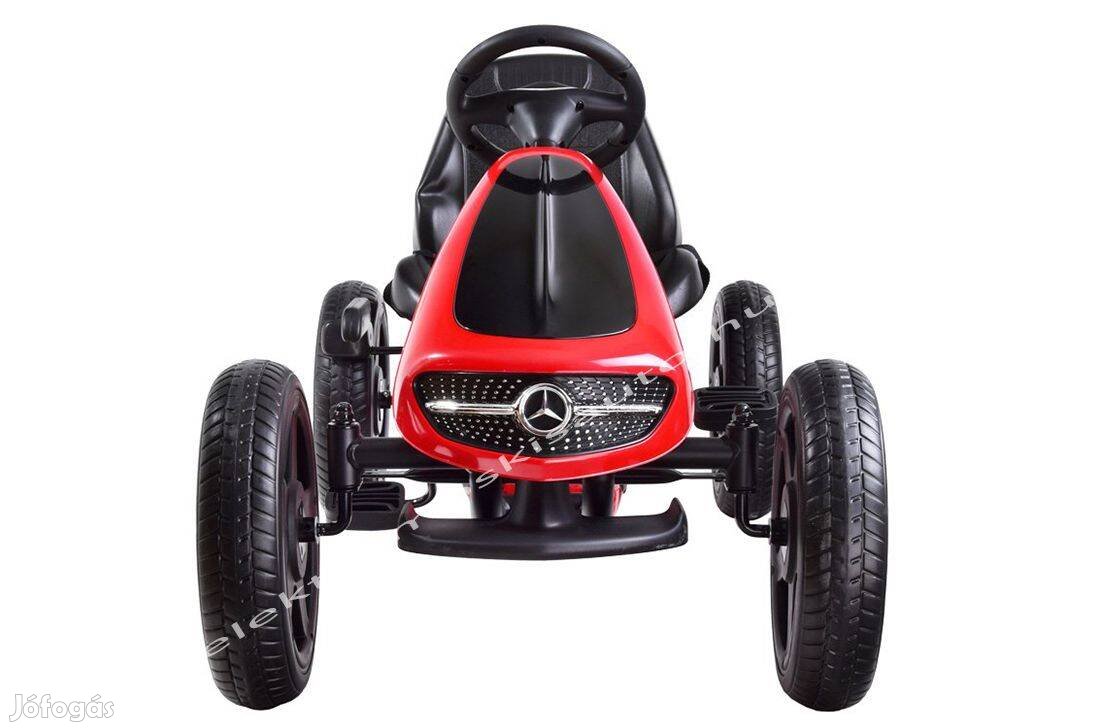 Mercedes pedálos gokart eredeti licenc piros