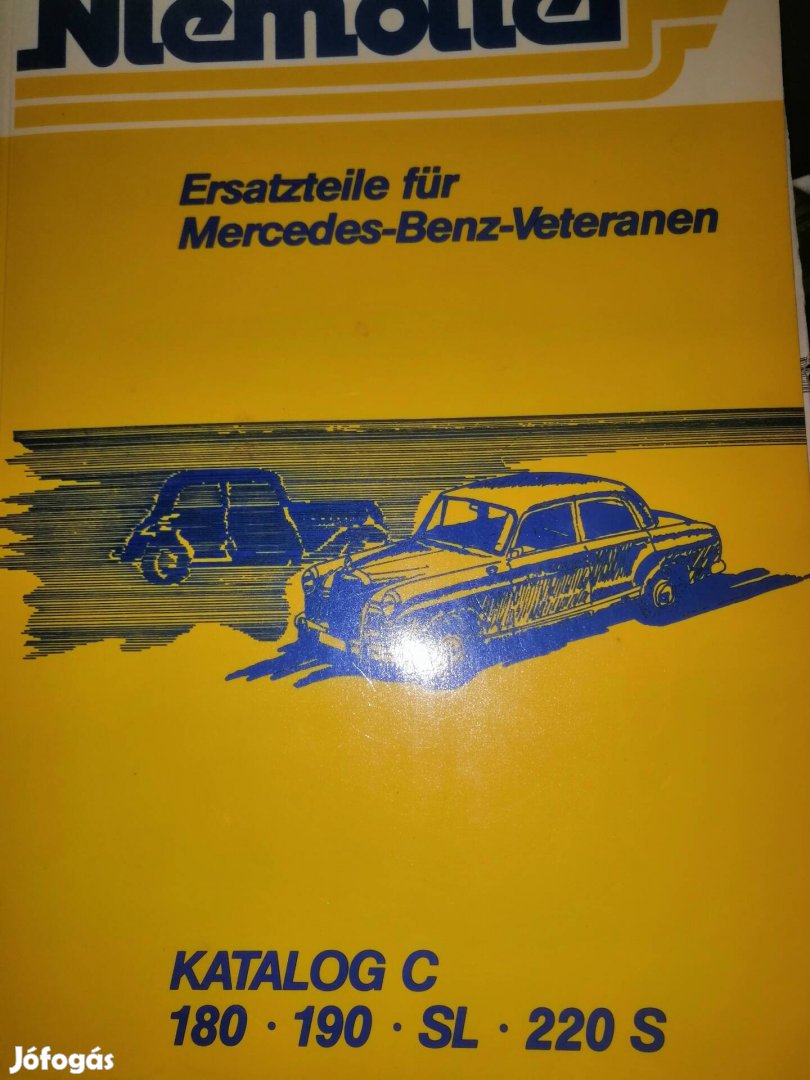 Mercedes ponton 190 stb alkatrész katalógus veterán autó 