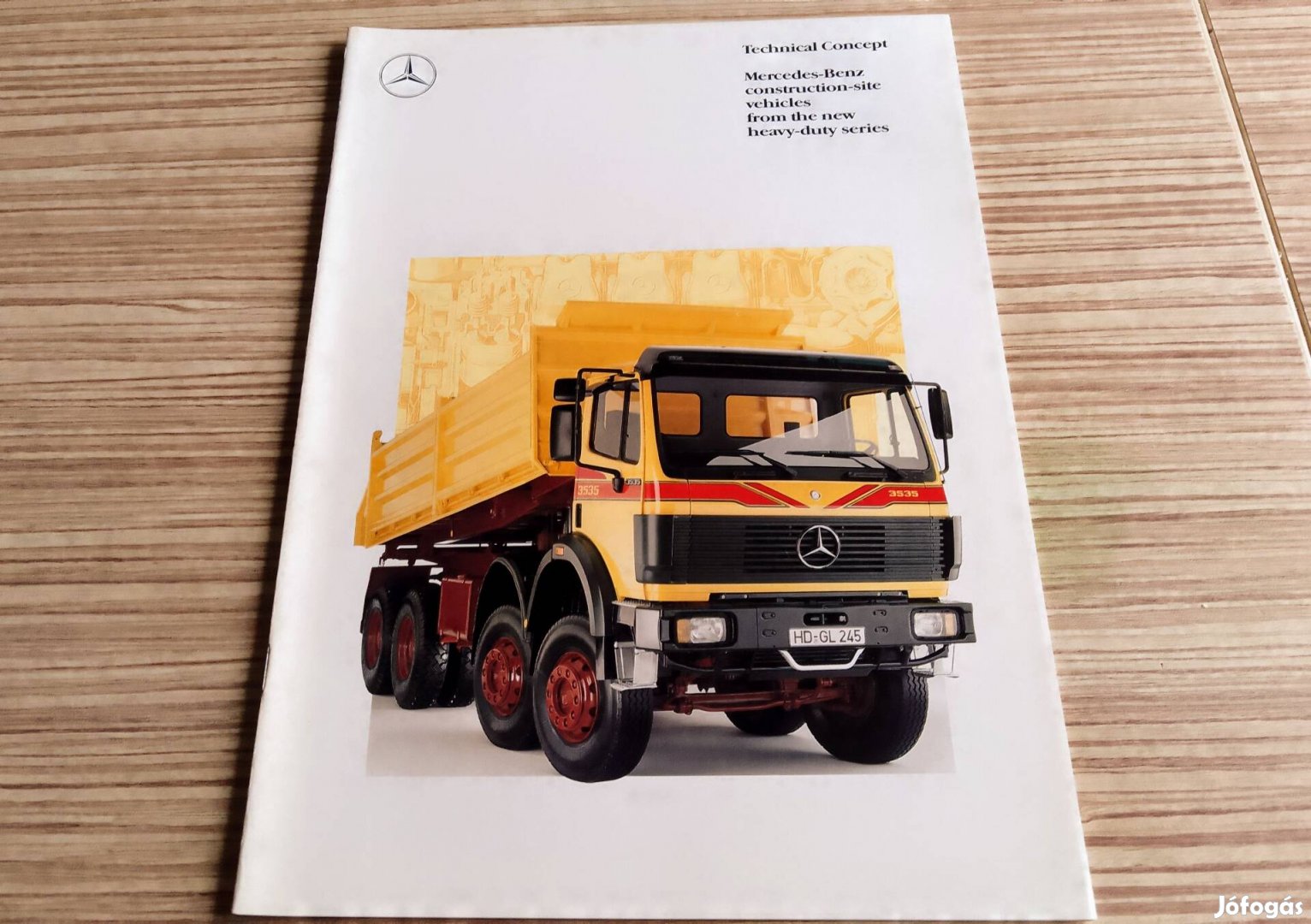 Mercedes teherautó (1990) prospektus, katalógus!