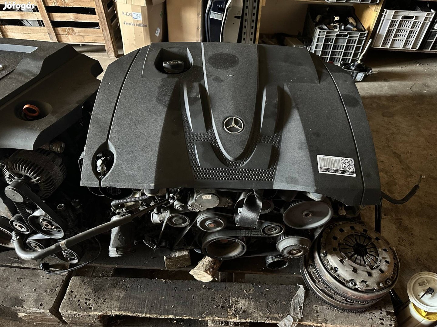 Mercedes w204 w211 om646 fűzött blokk komplett motor