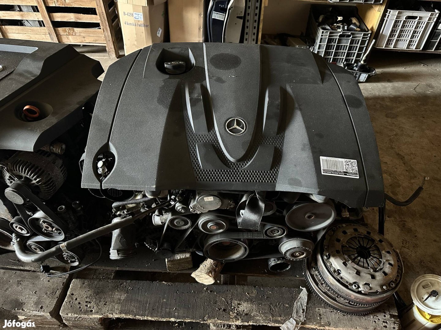 Mercedes w204 w211 om 646 646811 motor, fűzött blokk