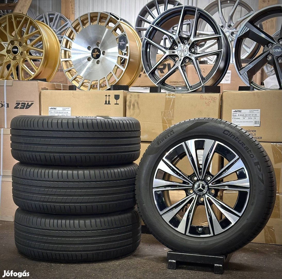 Mercedes w206 C osztály gyari alufelnik 225/55 R17 nyári gumikkal